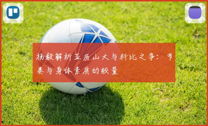 杨毅解析亚历山大与科比之争：节奏与身体素质的较量